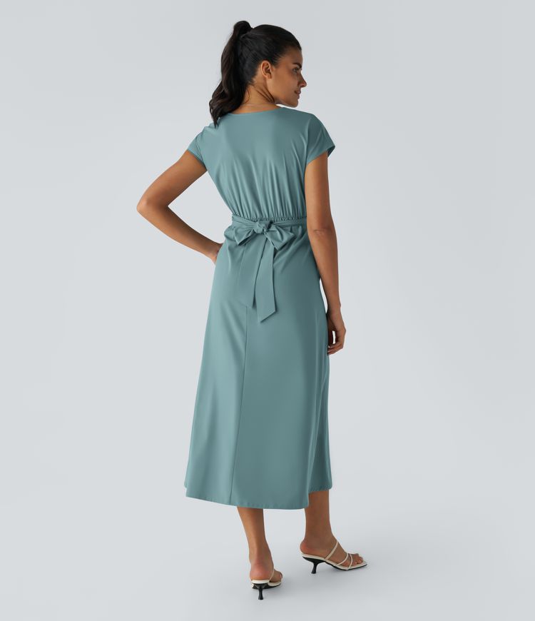 Lynn | Elegante Wikkeljurk met Hoge Taille