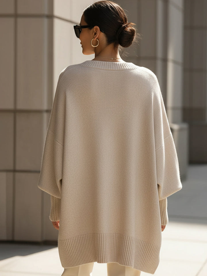 Rozanne | Oversized poncho trui
