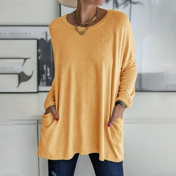 Barbara | Relaxed Lange Mouwen Top