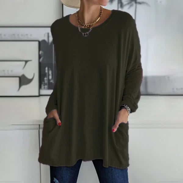 Barbara | Relaxed Lange Mouwen Top