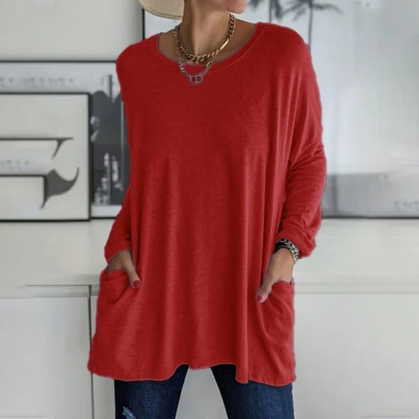Barbara | Relaxed Lange Mouwen Top