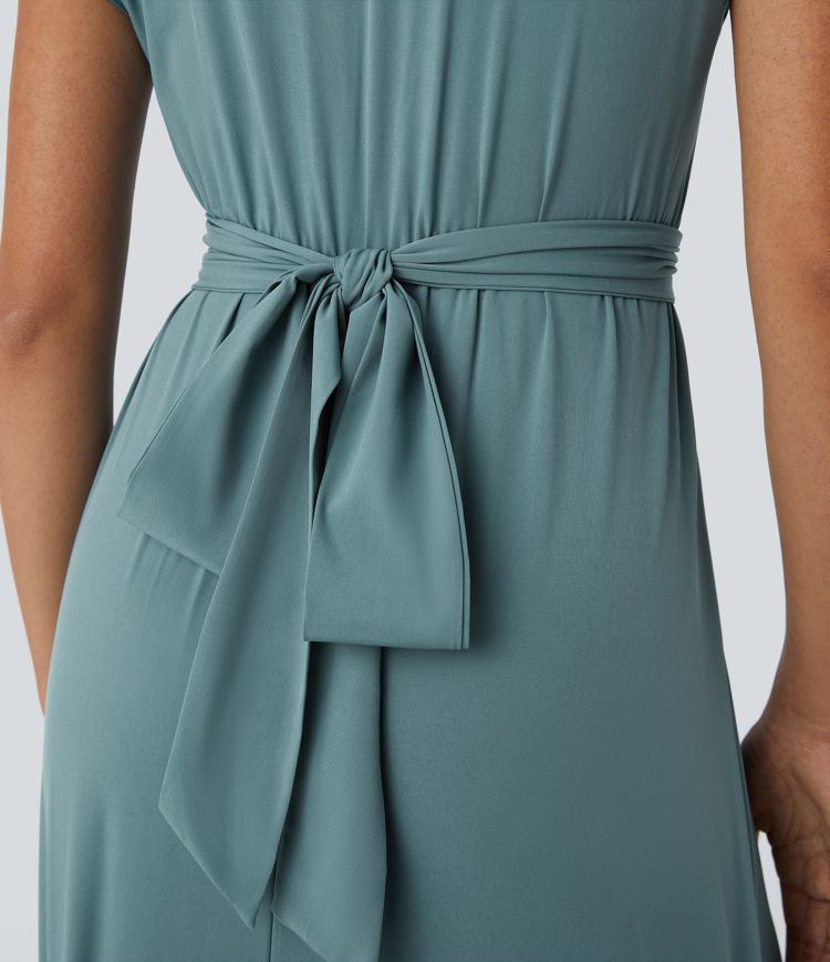 Lynn | Elegante Wikkeljurk met Hoge Taille