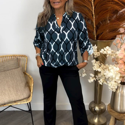 Sophie | Klassieke doorknoop blouse