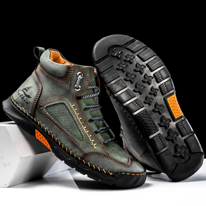 Siebe | Leren High Top Schoenen