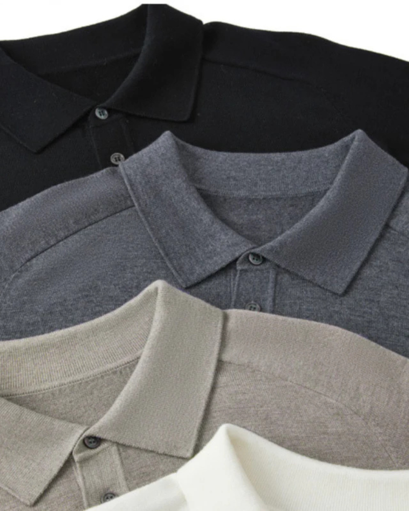 100% Premium Wollen Polo