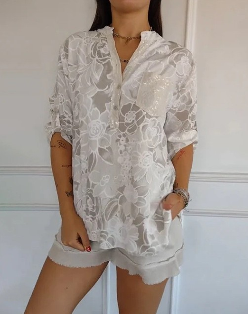 Celeste | Bloemenprint Blouse