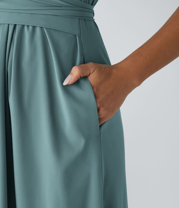 Lynn | Elegante Wikkeljurk met Hoge Taille