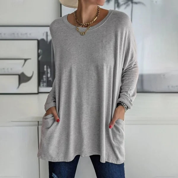 Barbara | Relaxed Lange Mouwen Top