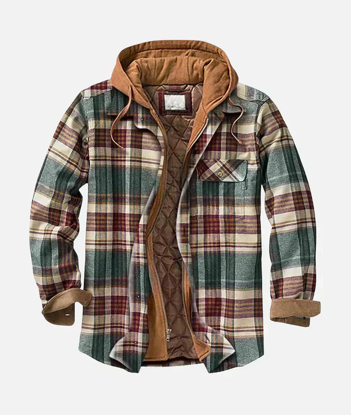Xander | Patchwork geruite jas