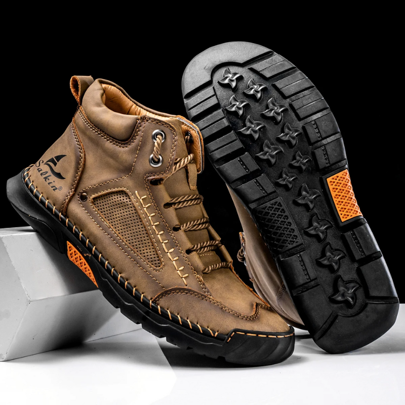 Siebe | Leren High Top Schoenen