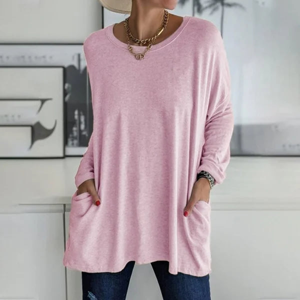 Barbara | Relaxed Lange Mouwen Top