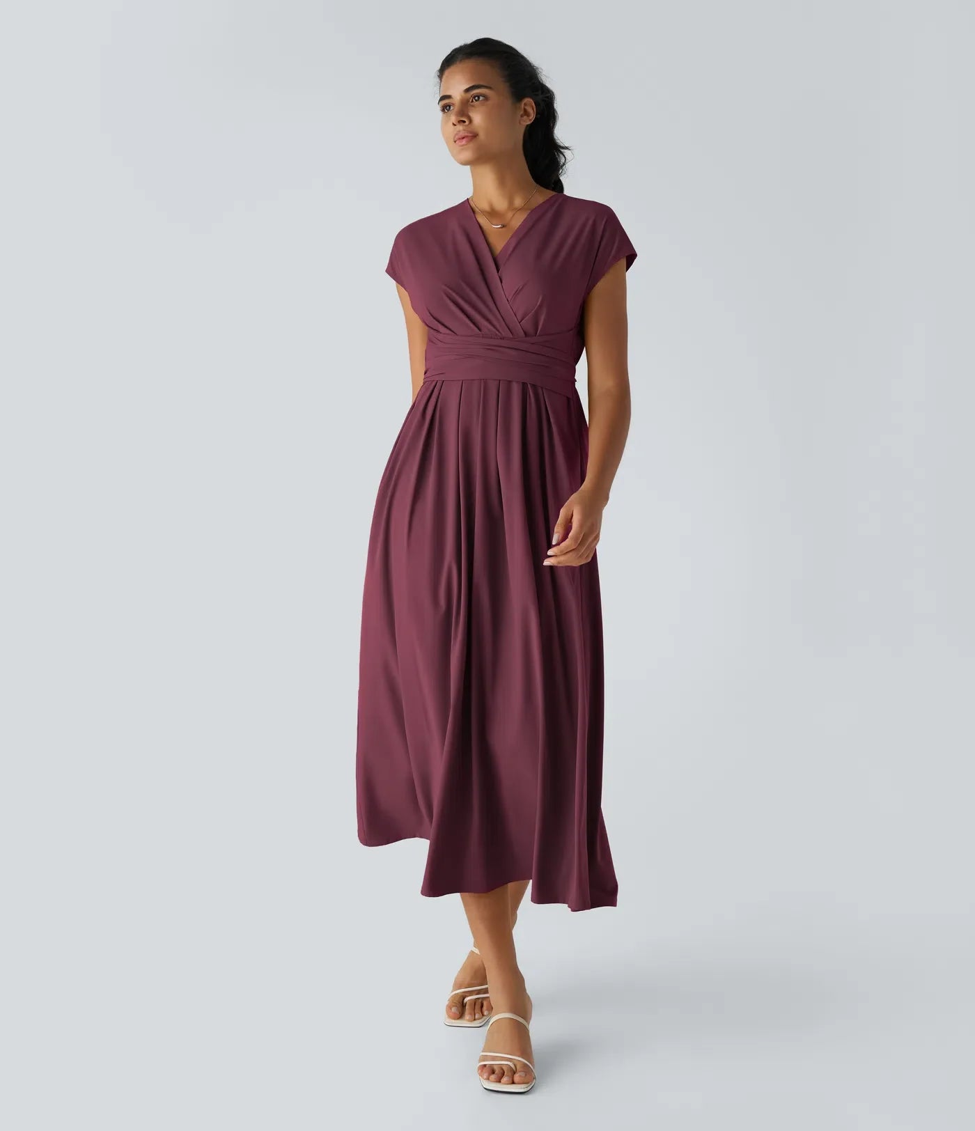 Lynn | Elegante Wikkeljurk met Hoge Taille