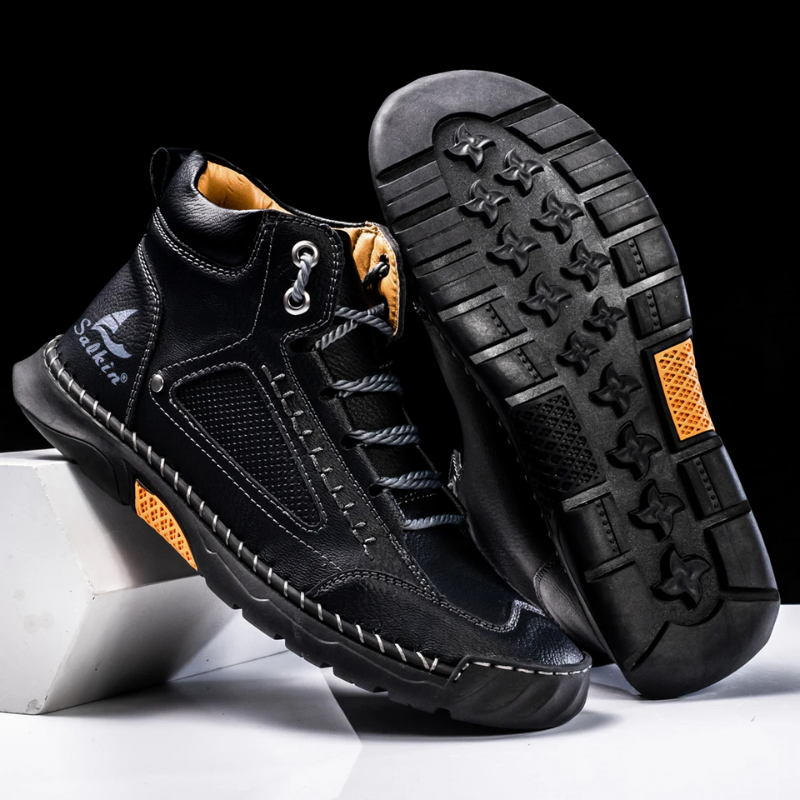 Siebe | Leren High Top Schoenen