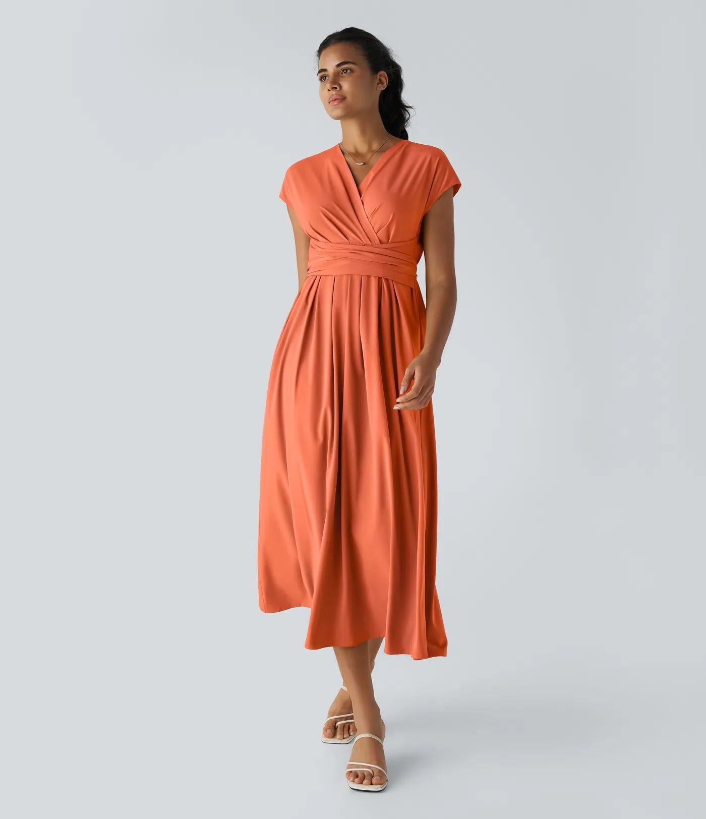 Lynn | Elegante Wikkeljurk met Hoge Taille