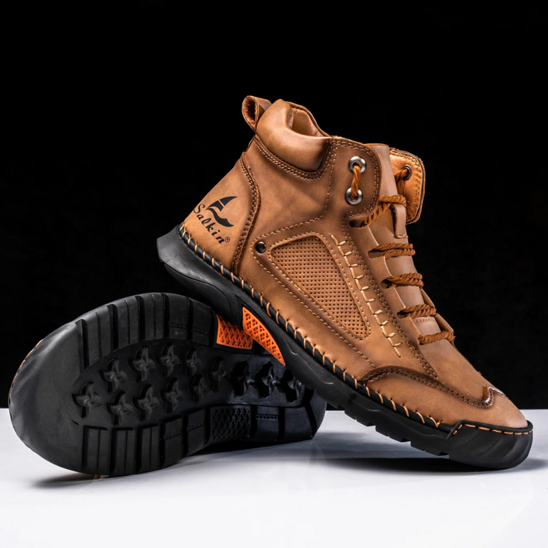 Siebe | Leren High Top Schoenen