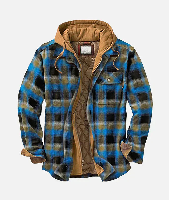 Xander | Patchwork geruite jas