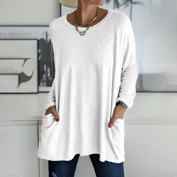 Barbara | Relaxed Lange Mouwen Top