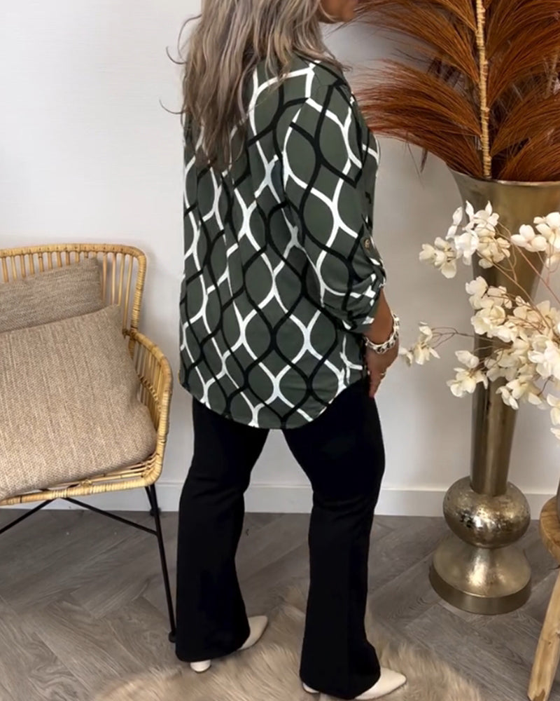 Sophie | Klassieke doorknoop blouse