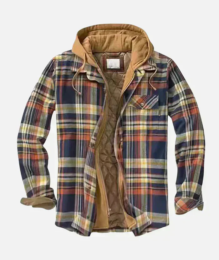 Xander | Patchwork geruite jas
