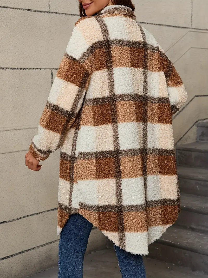 Annelot | Comfortabele geruite teddyjas