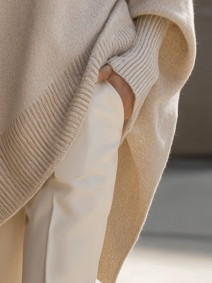 Rozanne | Oversized poncho trui