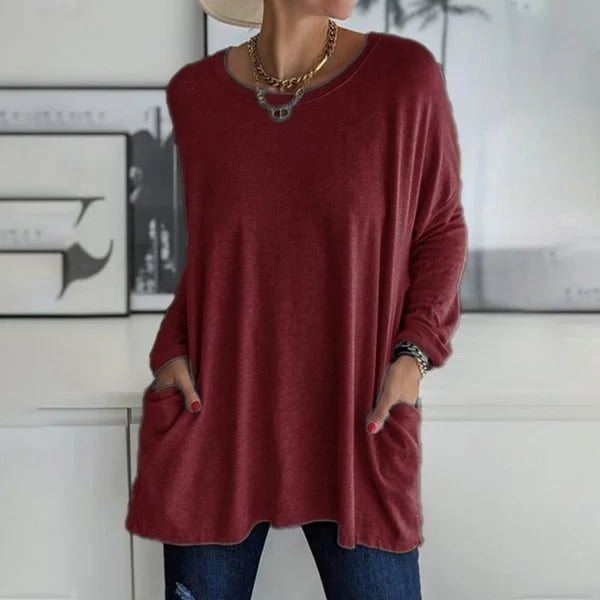 Barbara | Relaxed Lange Mouwen Top