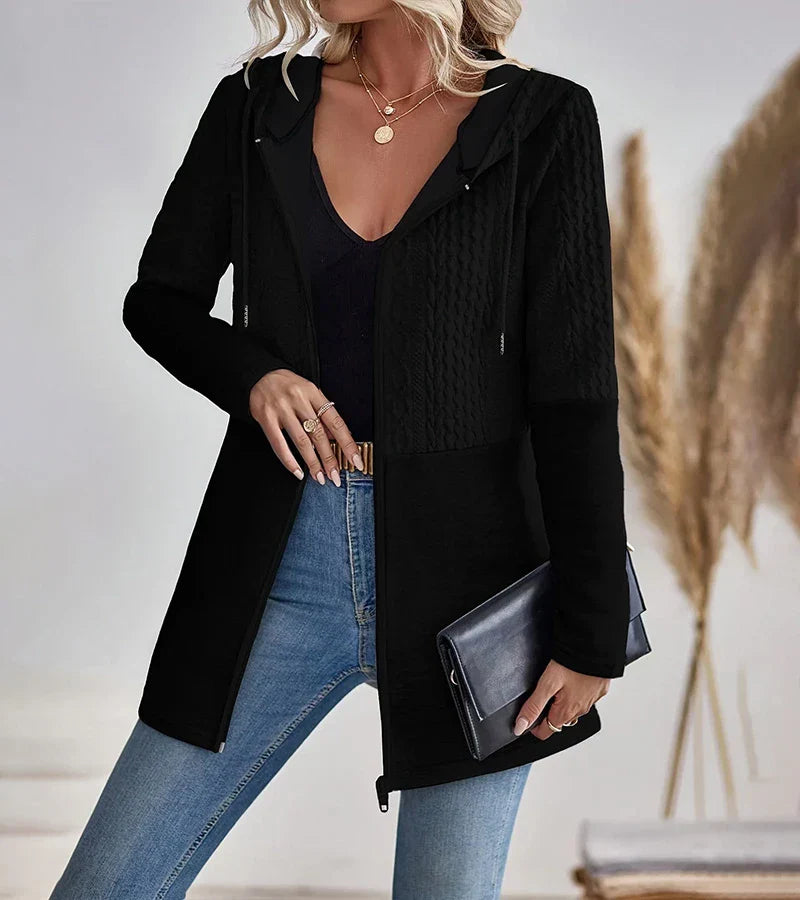 Aletta | Hoodie met Rits
