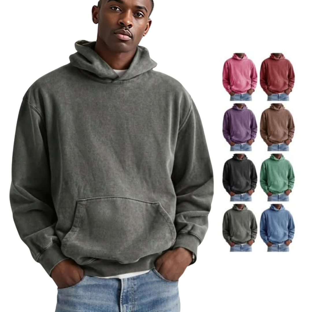Wibe | Casual Lange Mouwen Hoodie van Katoen