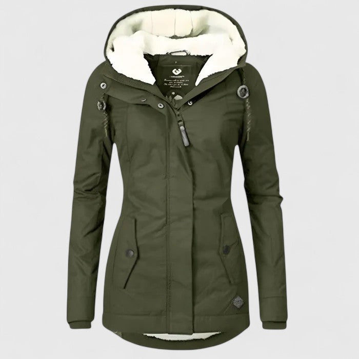 Zita | Waterdichte winterjas met capuchon