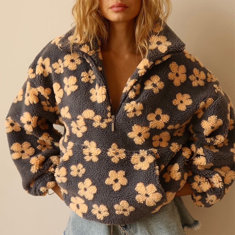 Wille | Trui met bloemenprint