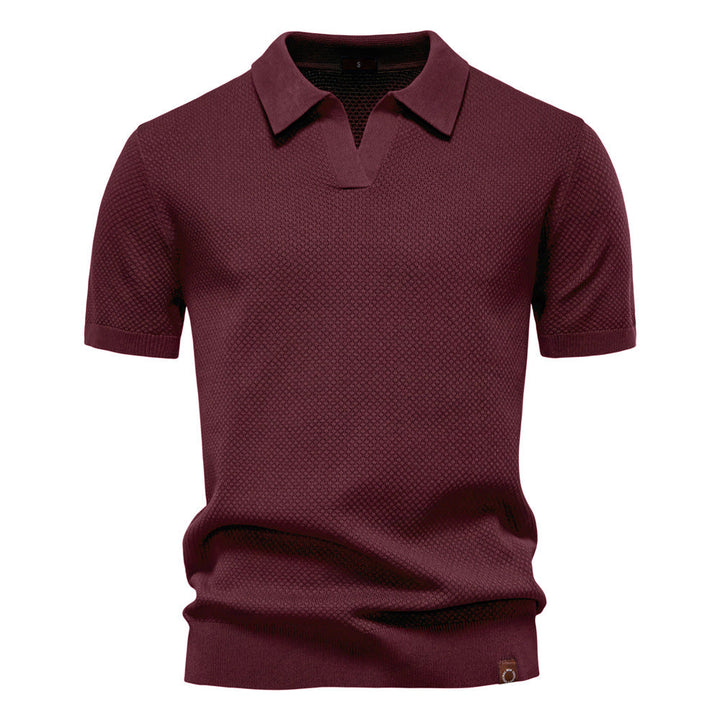 Tim | Gestructureerde Polo-Shirt
