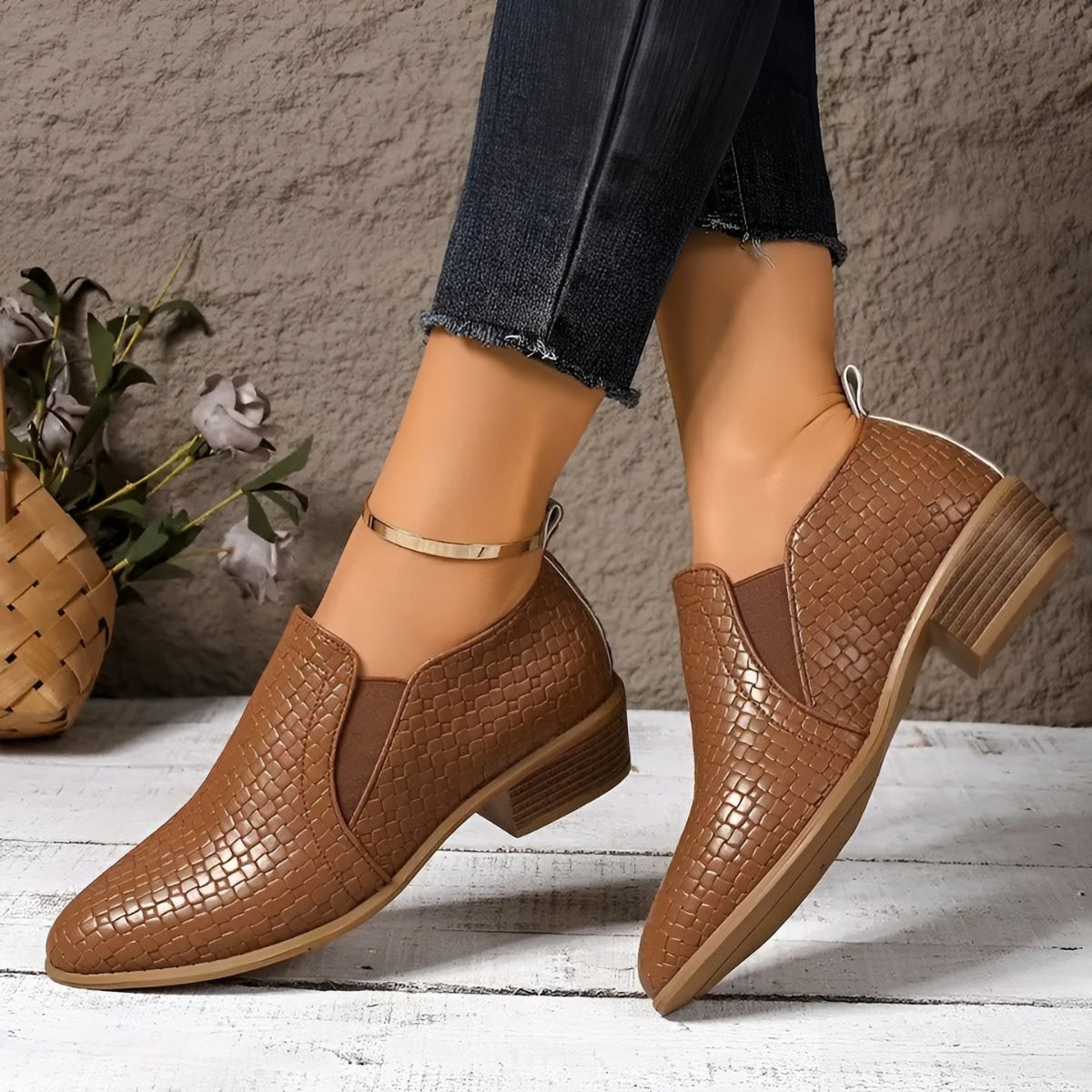 Myrthe | Orthopedische Oxford Schoenen van Leer
