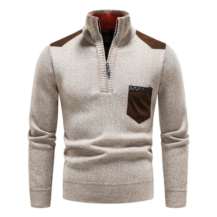 Roeland | Premium Heren Fleecetrui Met Rits