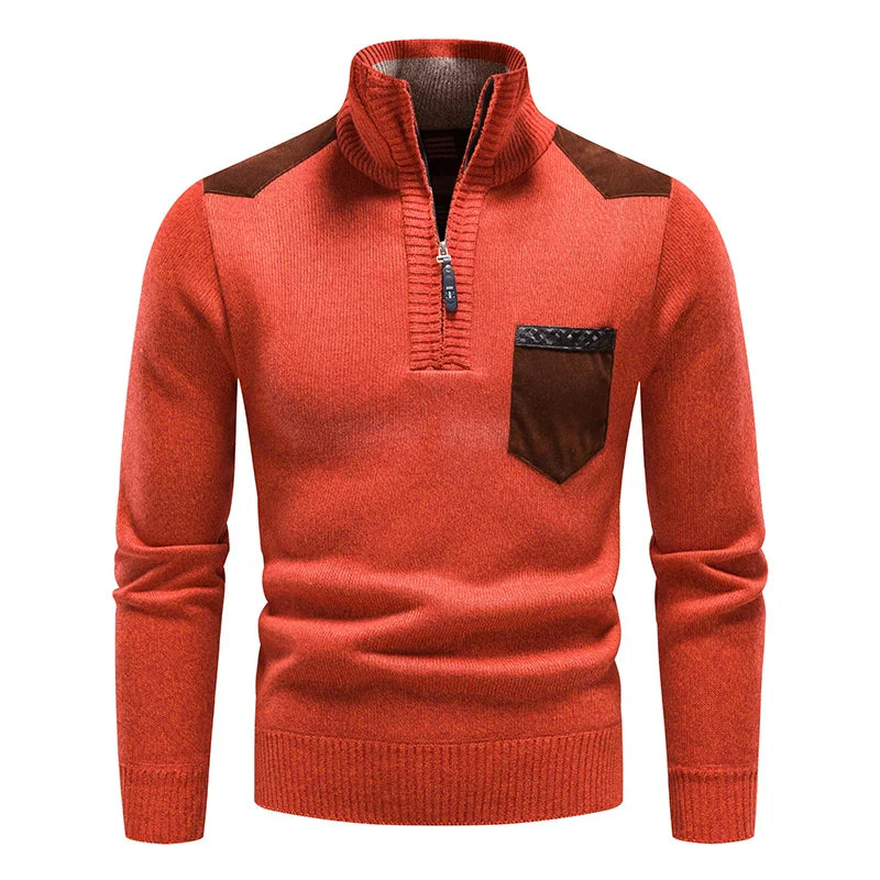 Roeland | Premium Heren Fleecetrui Met Rits