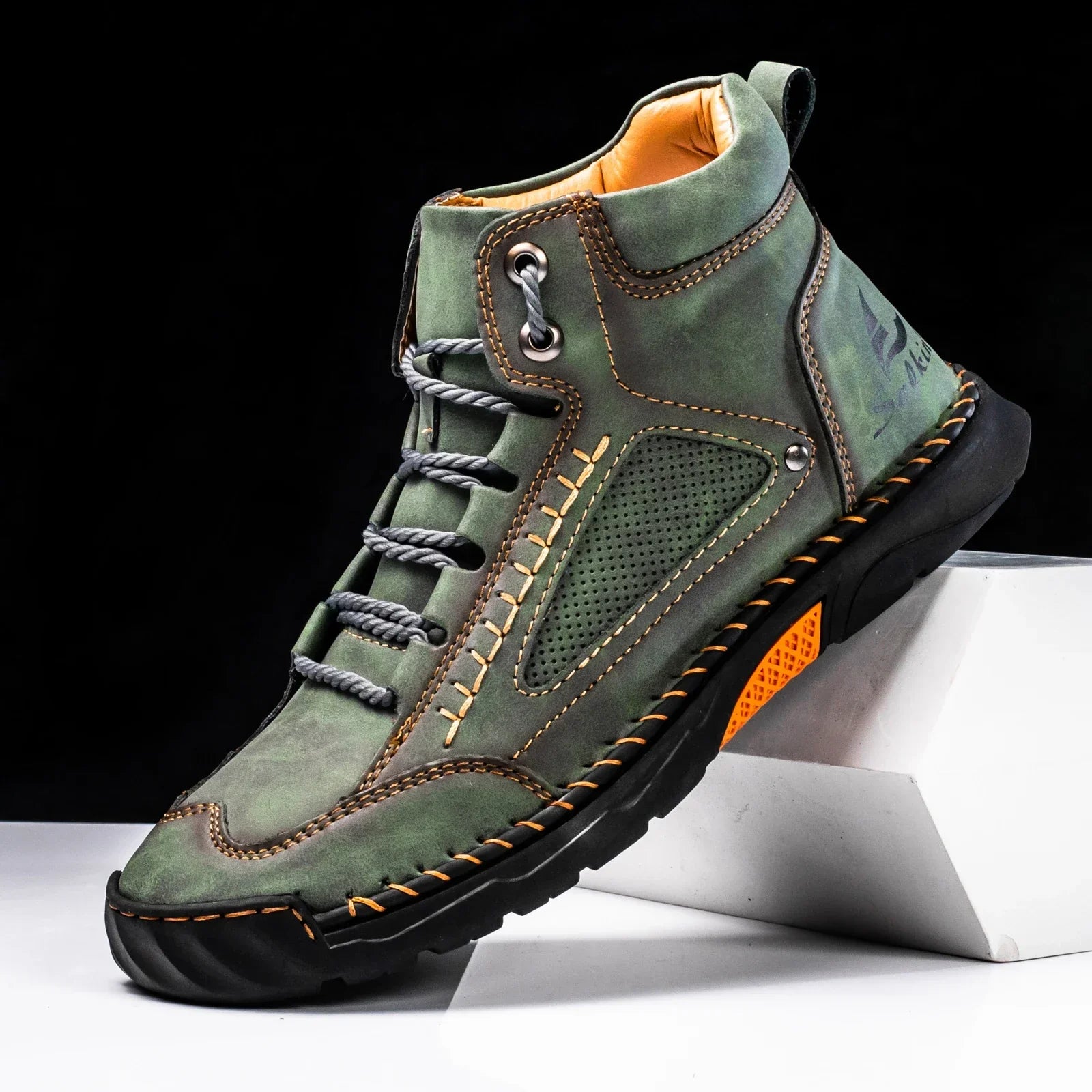 Siebe | Leren High Top Schoenen