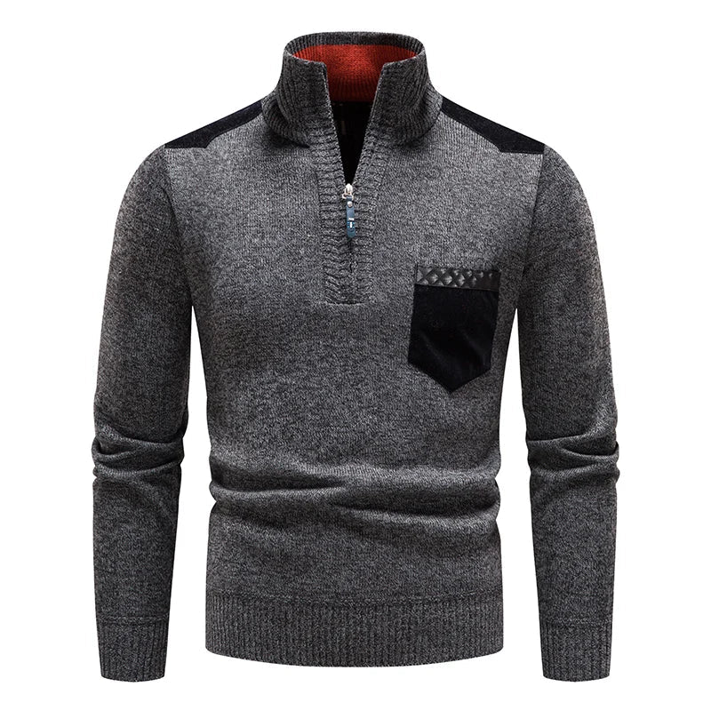 Roeland | Premium Heren Fleecetrui Met Rits