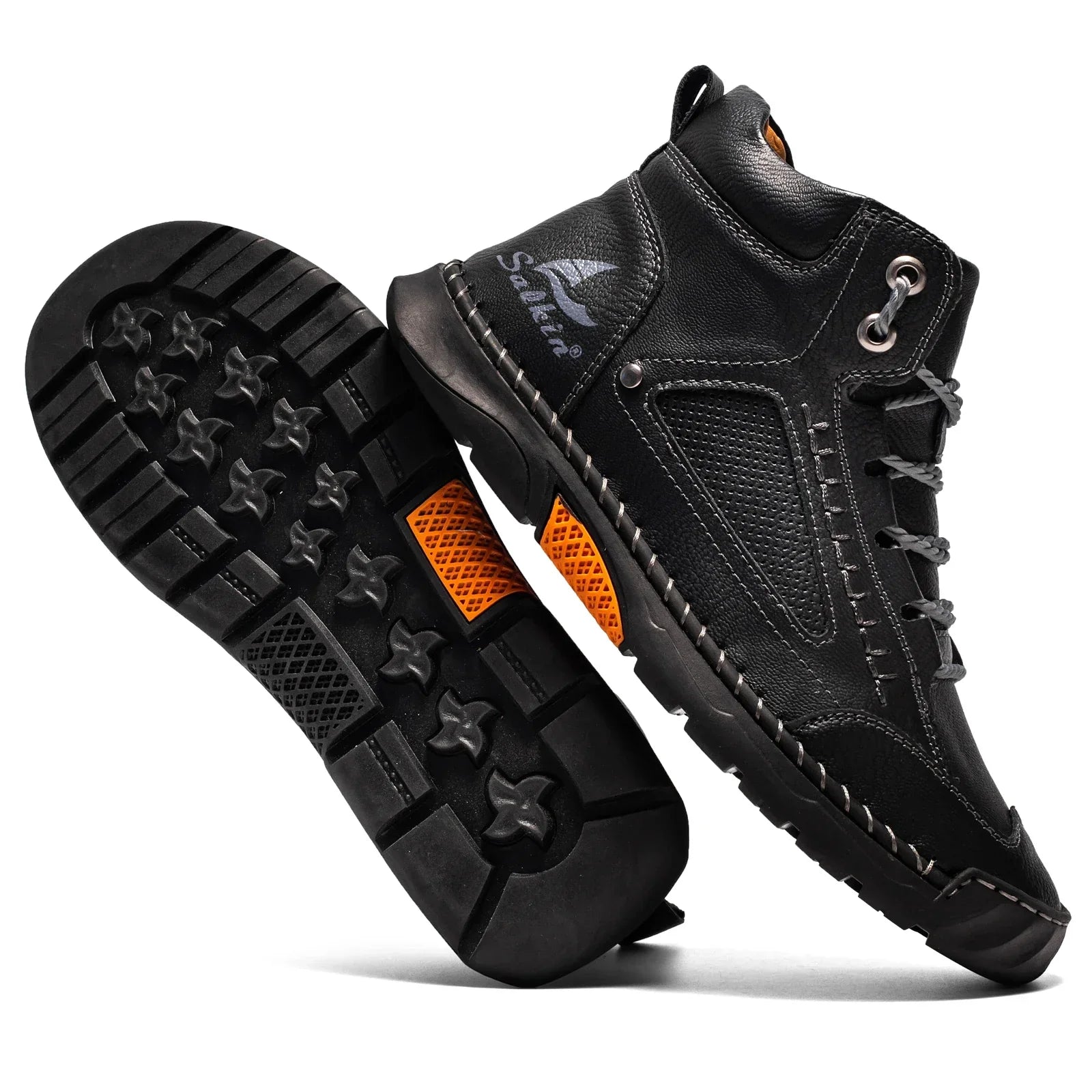 Siebe | Leren High Top Schoenen