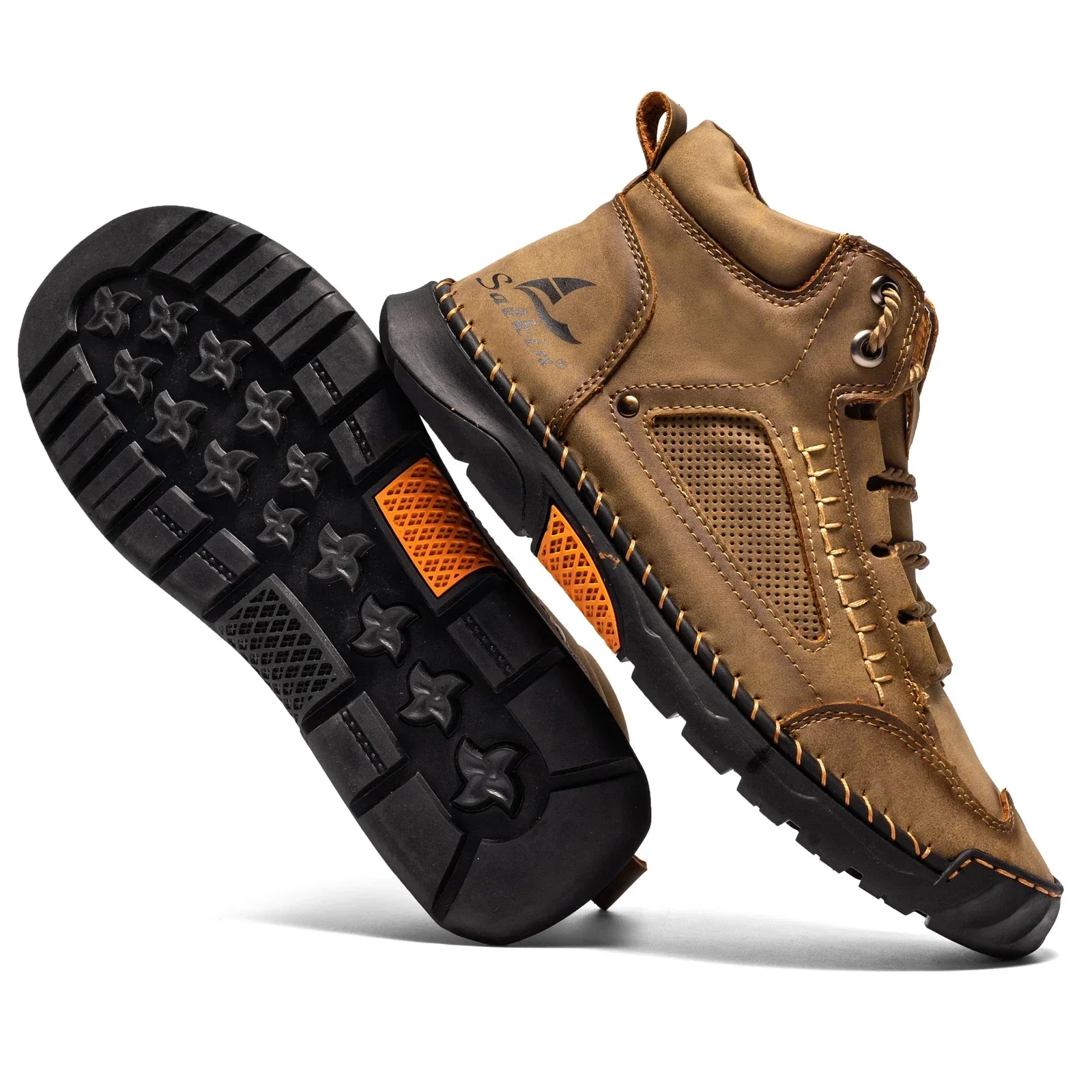 Siebe | Leren High Top Schoenen