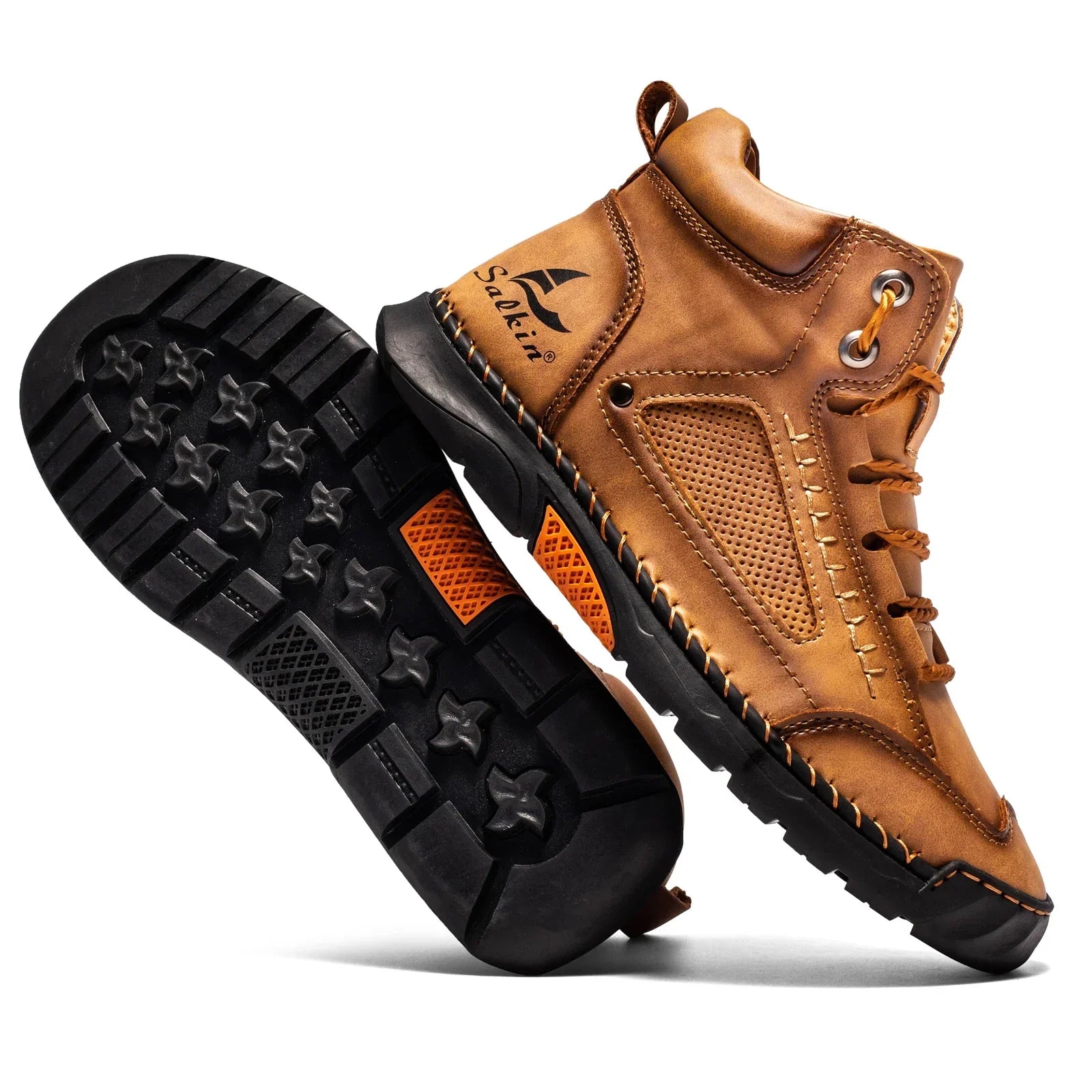 Siebe | Leren High Top Schoenen