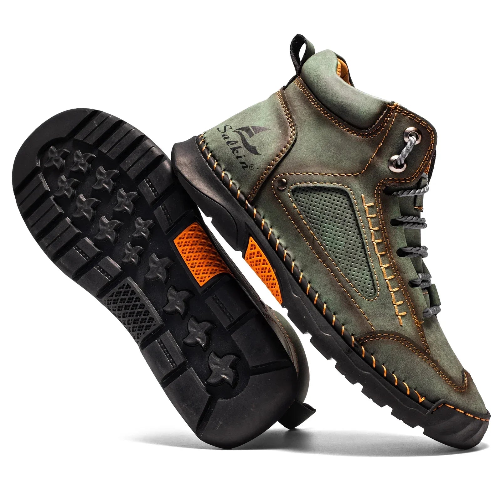 Siebe | Leren High Top Schoenen