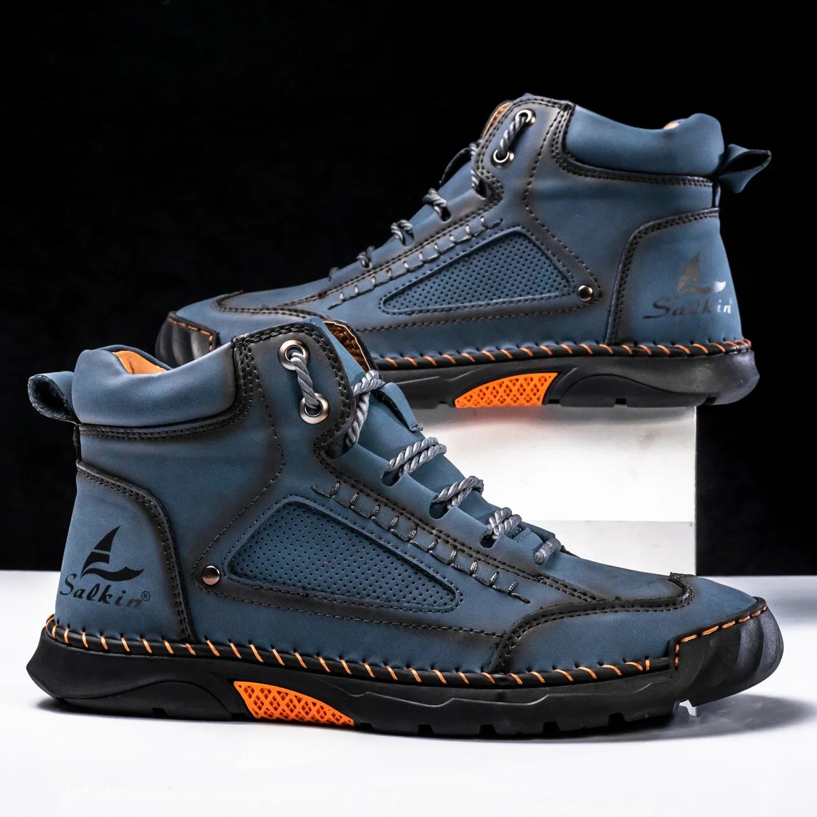 Siebe | Leren High Top Schoenen