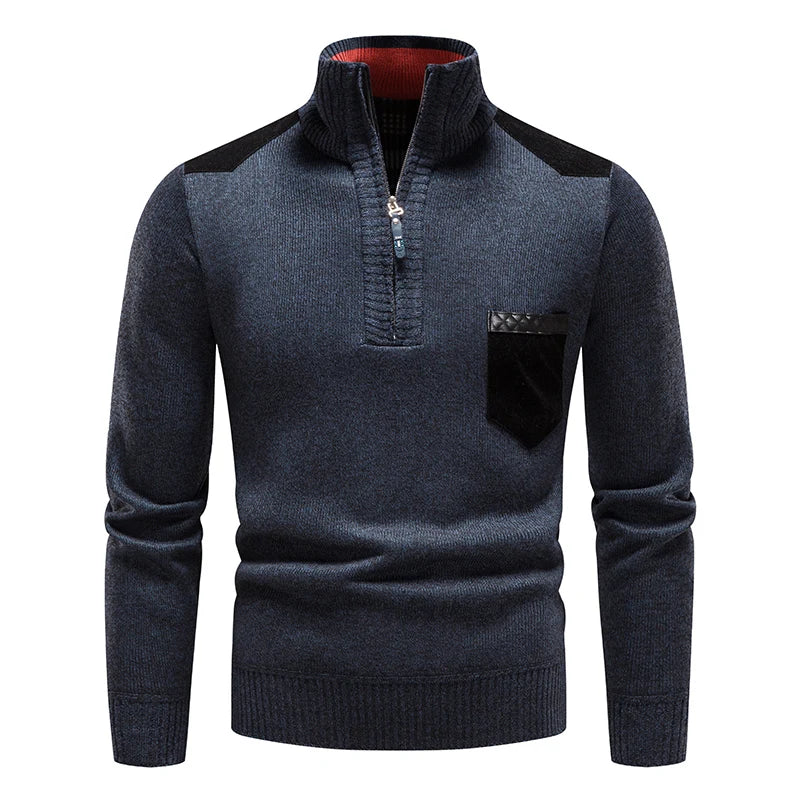 Roeland | Premium Heren Fleecetrui Met Rits