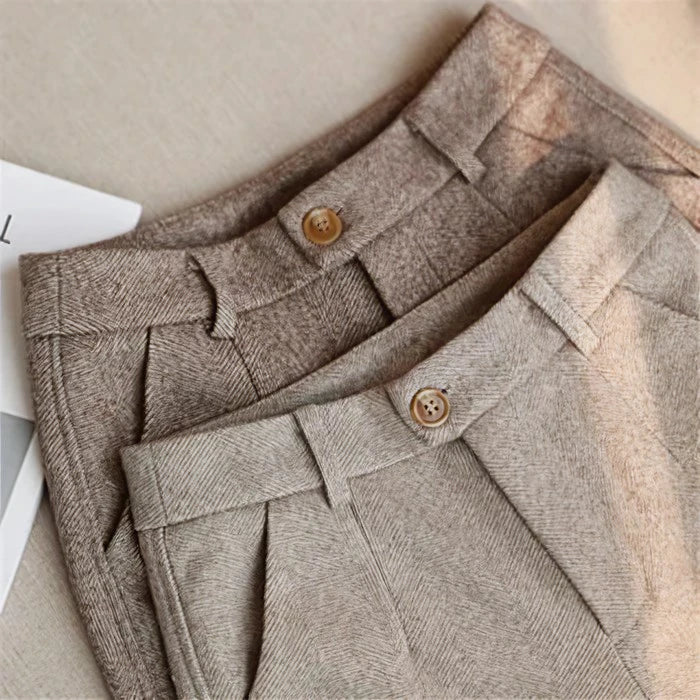 Koen | Wollen pantalon met verfijnde snit