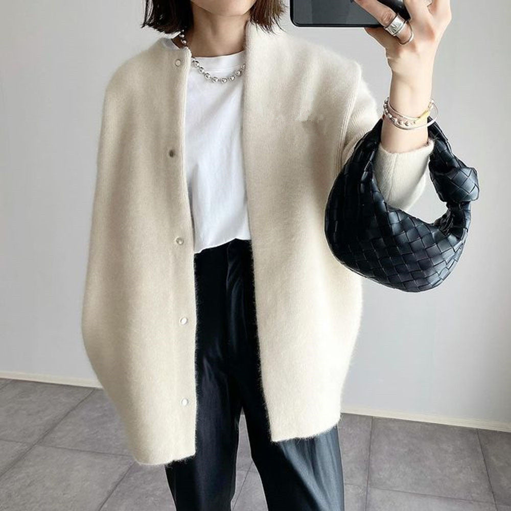 Cilla | Lange cardigan van zachte wol