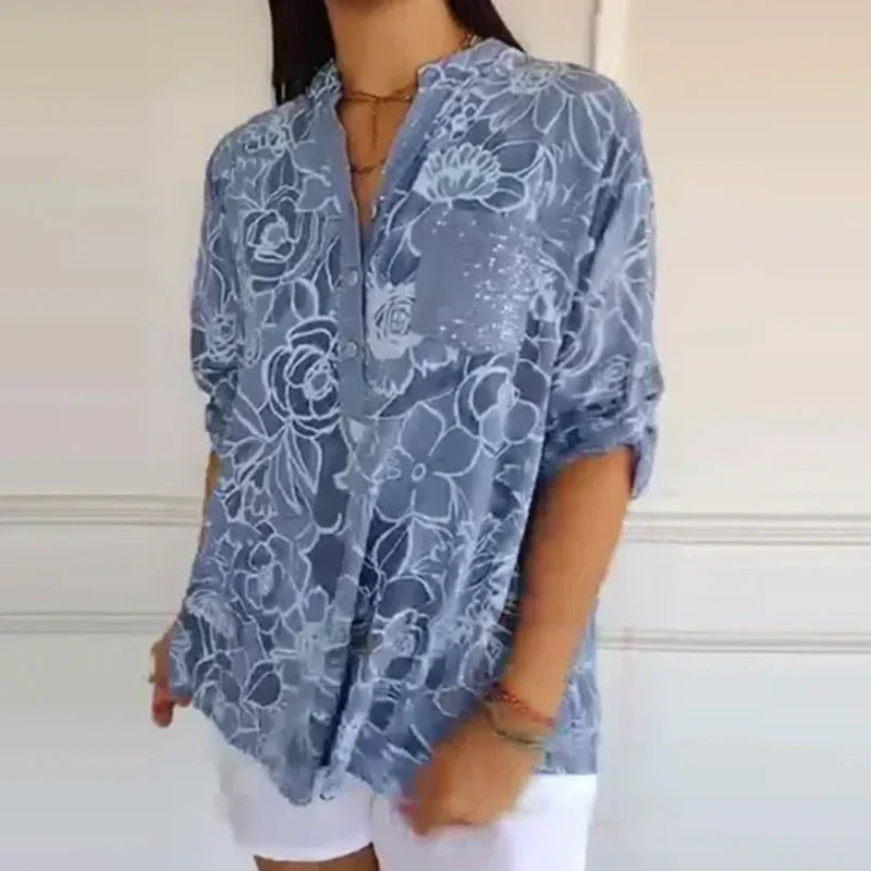 Celeste | Bloemenprint Blouse