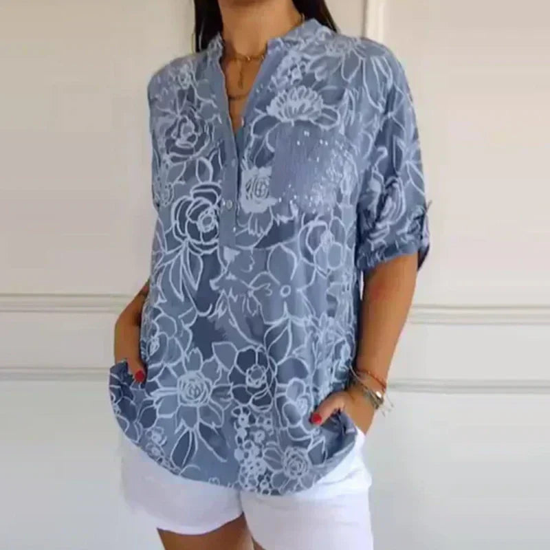 Celeste | Bloemenprint Blouse