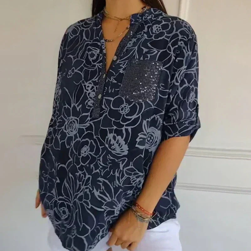 Celeste | Bloemenprint Blouse