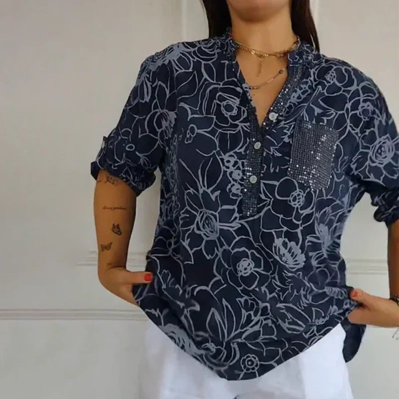 Celeste | Bloemenprint Blouse