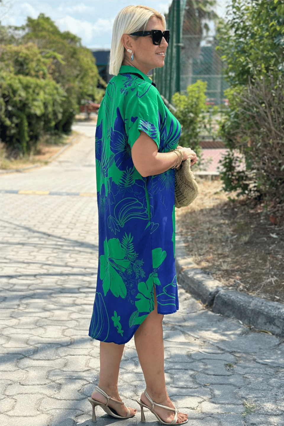 Nariman | Jurk met bloemenprint