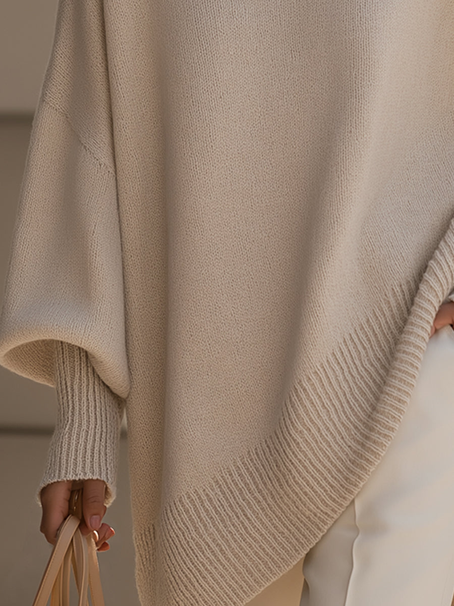 Rozanne | Oversized poncho trui